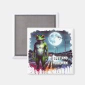 De Loveland Frogman | Ohio Cryptid Magneet (Voorkant / Achterkant)