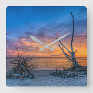 De Lover Trees Vierkante Klok