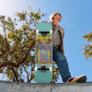 De Lovers Tarot Card Tarots Leading Skateboard