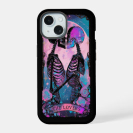 De Lovers Tarot Kaart Witchy Vibes iPhone case 15 Hoesje