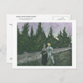 De Lovers Van Gogh Fine Art Briefkaart (Voorkant / Achterkant)