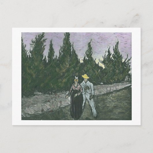 De Lovers Van Gogh Fine Art Briefkaart (Voorkant)