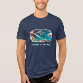De lucht is helemaal normaal Tri-Blend shirt