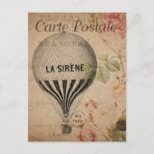 De luchtballon van La Seréne Briefkaart (Voorkant)