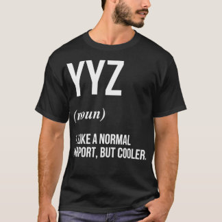 De luchthaven YYZ T-shirt