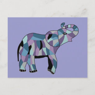 De Lucky Elephant Briefkaart