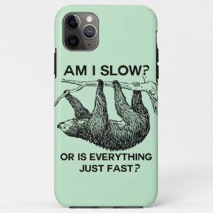 De luiaard ben langzame I? iPhone 11 Pro Max Hoesje