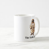 De luiaard blijft. Uitkoelen van software Koffiemok (Voorkant rechts)