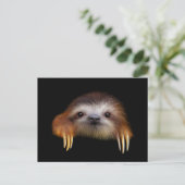 De Luiaard van het baby Briefkaart (Staand voorkant)