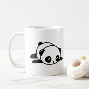 De luie Panda draagt niet kan Volwassen overvallen Koffiemok