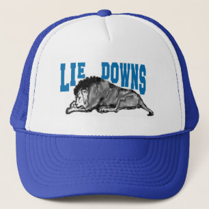 De luiers die de hek in de rug nemen trucker pet