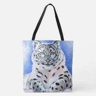 De Luipaard van de sneeuw Tote Bag