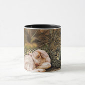 De "luipaard zal neer met het kind " Isaiah 11 Mok (Midden)