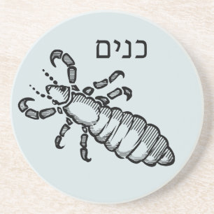 De luizenplaag voor Seder Zandsteen Onderzetter