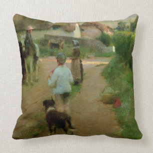 De Lummelaars, 1888 (olieverf op doek) Kussen