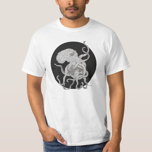 De Lunar Octopus T-shirt (Voorkant)