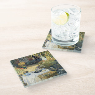 De Luncheon Claude Monet Glazen Onderzetter