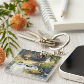 De Luncheon Claude Monet Sleutelhanger (Voorkant Rechts)