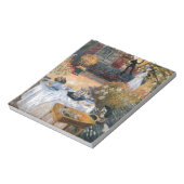 De Luncheon van Claude Monet Notitieblok (Gedraaid)