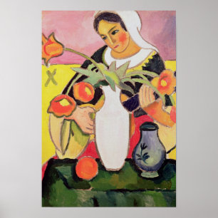 De Lute Player, 1910 Poster