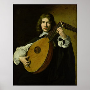 De Lute-Player Poster