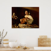 De Lute-Player Poster (Keuken)