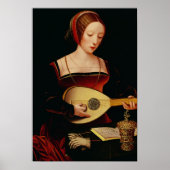 De Lute Player Poster (Voorkant)