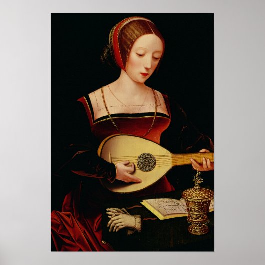 De Lute Player Poster (Voorkant)