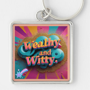 De luxe lachclub sleutelhanger