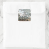 De Luxemburgse tuinen Vierkante Sticker (Tas)