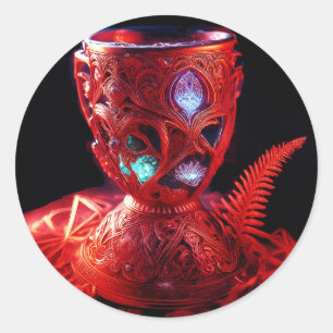 De Lycurgus Cup Ronde Sticker