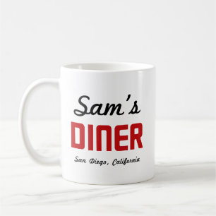 De Lyons Saga ~ Linkshandig Sam's Diner Koffiemok