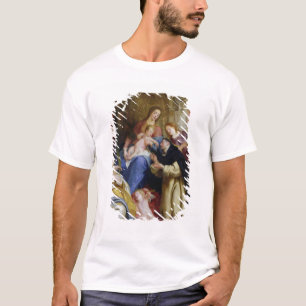 De maagd die de Rosary aanbiedt T-shirt