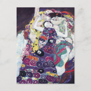 De Maagd door Gustav Klimt Briefkaart
