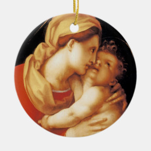De Maagd en het Kind door Jacopo Da Pontormo Keramisch Ornament