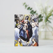De Maagd en het Kind met het Briefkaart van St. Ma (Staand voorkant)