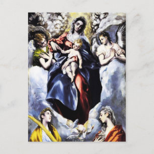 De Maagd en het Kind met het Briefkaart van St. Ma