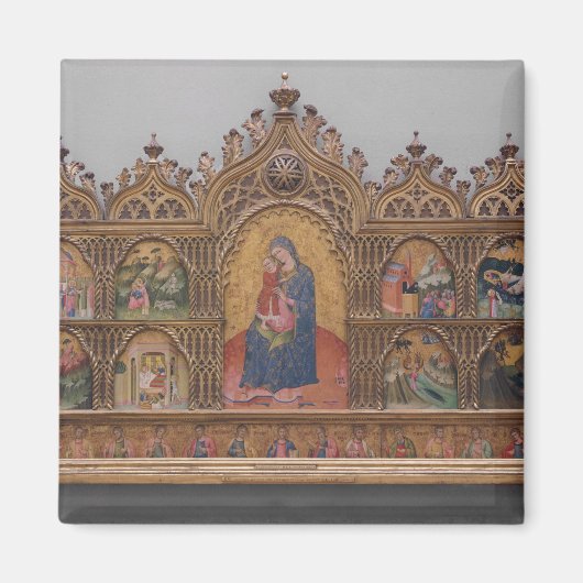 De Maagd en het Kind met Legendary Scenes Magneet (Voorkant)