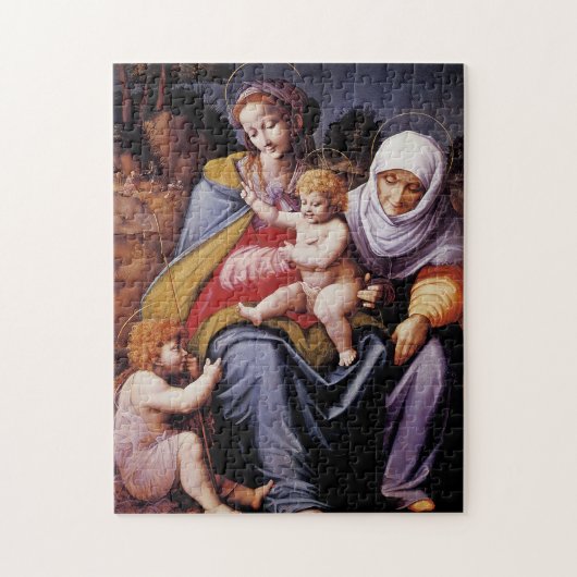 De Maagd en het Kind met Saint Elizabeth Legpuzzel (Verticaal)