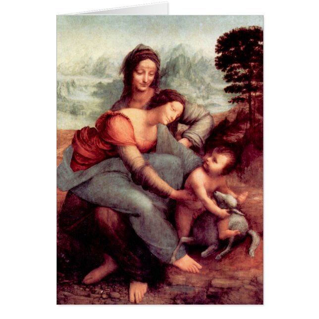 De Maagd en het Kind met St. Anne (Voorkant)