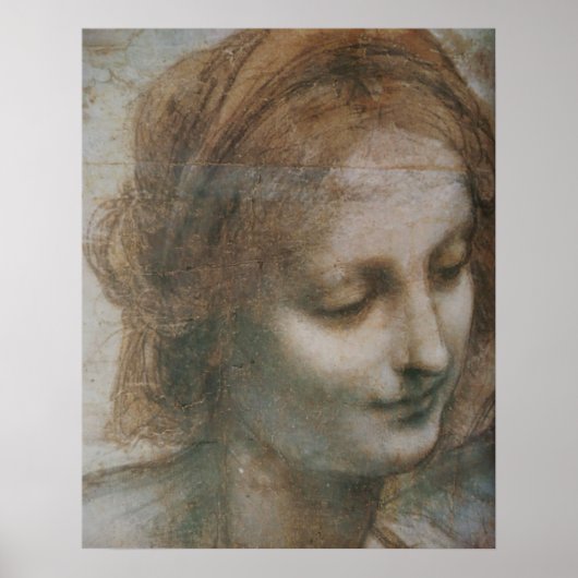 De Maagd en het Kind met St Anne en St. John Poster (Voorkant)