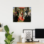 De Maagd en het Kind met St. James & St. Dominic Poster (Thuiskantoor)
