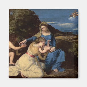 De Maagd en het Kind met Zagen, 1532 Magneet