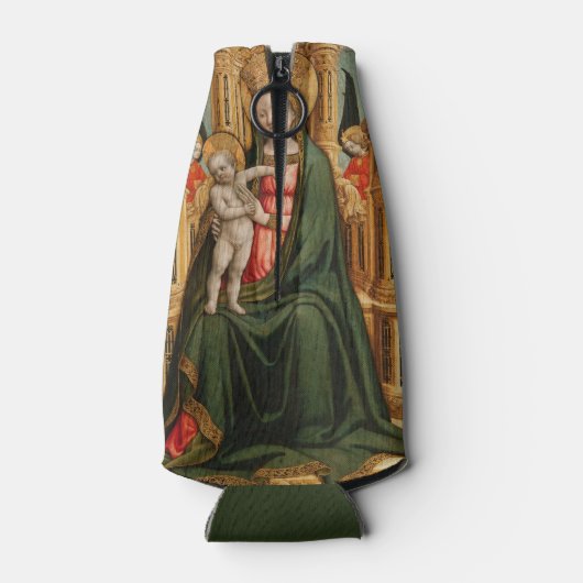 "De Maagd en het Kind"religieuze kunstflessenkoele Flesjeskoeler (Achterkant)