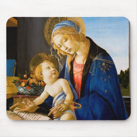 De Maagd en het Kind, Sandro Botticelli Muismat (Voorkant)