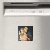 De Maagd en Kind Blessing, 1460-70 Magneet (Insitu (Vaatwasser))