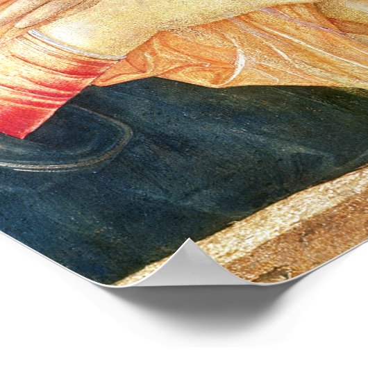 De Maagd en Kind Blessing, 1460-70 Poster (Hoek)