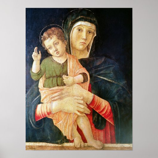 De Maagd en Kind Blessing, 1460-70 Poster (Voorkant)