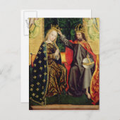 De Maagd Enthroned, uit het Dome Altar, 1499 Briefkaart (Voorkant / Achterkant)