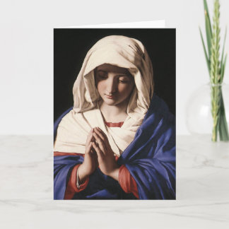 De maagd in gebed (1640) - Sassoferrato Kaart